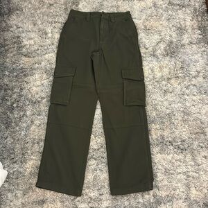 Green Aritzia cargo pants